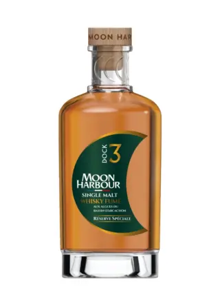 MOON HARBOUR Dock 3 Single Malt Fumé aux algues du bassin d'Arcachon