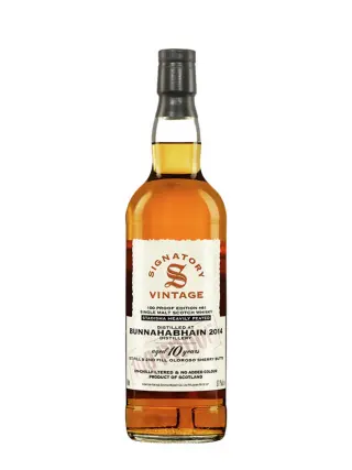 BUNNAHABHAIN STAOISHA 10 years 2014 100 Proof #61 S.V