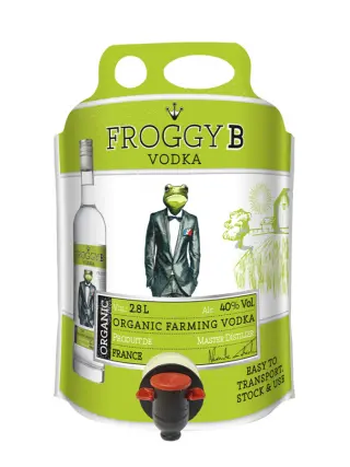 FROGGY B Vodka éco-poche