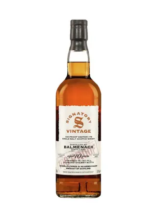 BALMENACH 10 years 2016 100 Proof #79 S.V