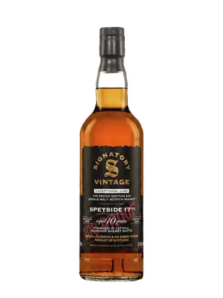 SPEYSIDE (M) 17 years 2008 100 Proof Exceptional #16 S.V