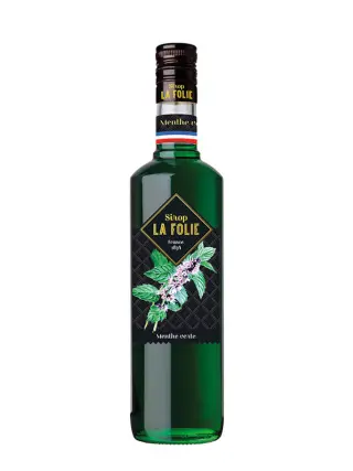 LA FOLIE Sirop Menthe Verte