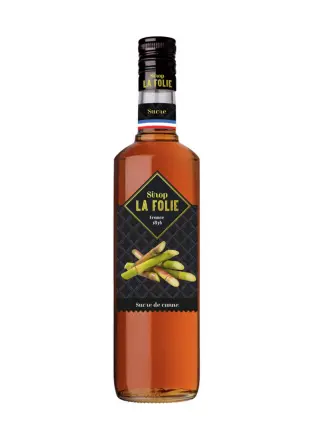 LA FOLIE Sirop Sucre de Canne Blanc