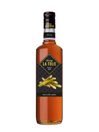 LA FOLIE Sirop Sucre de Canne Roux