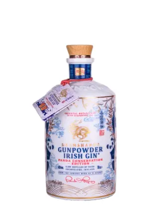 DRUMSHANBO GUNPOWDER Irish Gin Céramique Panda