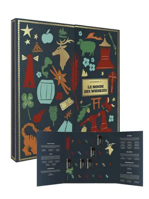 CALENDRIER DE L'AVENT Le Monde des Whiskies Coffret 25 x 2cl
