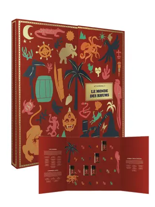 CALENDRIER DE L'AVENT Le Monde des Rhums Coffret 25 x 2cl