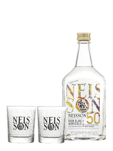 NEISSON coffret Ti-punch Blanc & 2 verres #1