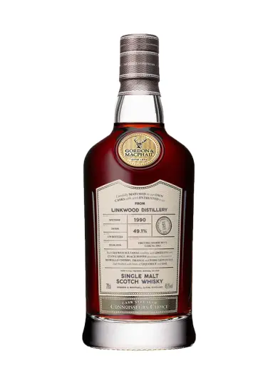 LINKWOOD 33 ans 1990 1ST FILL SHERRY BUTT Gordon & Macphail