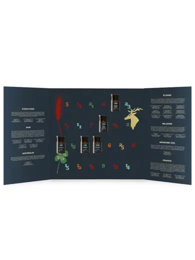 CALENDRIER DE L'AVENT Le Monde des Whiskies Coffret 25 x 2cl #2