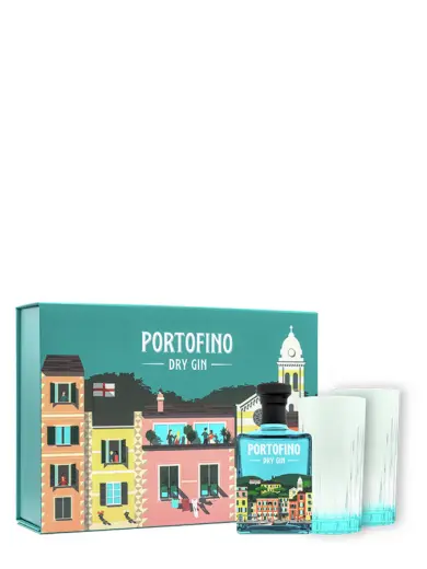 PORTOFINO Dry Gin Coffret 2 verres #1